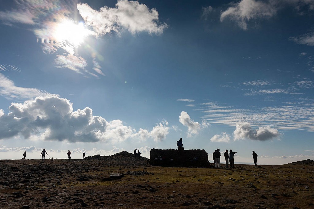 The discovery was made at the summit shelter on Ingleborough. Photo: Bob Smith/grough The discovery was made at the summit shelter of Ingleborough. Photo: Bob Smith/grough