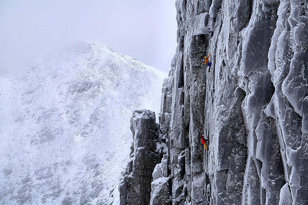 The winning shot of the Bidean nam Bian climb in the adventure category. Photo: Hamish Frost The winning shot of the Bidean nam Bian climb in the adventure category. Photo: Hamish Frost