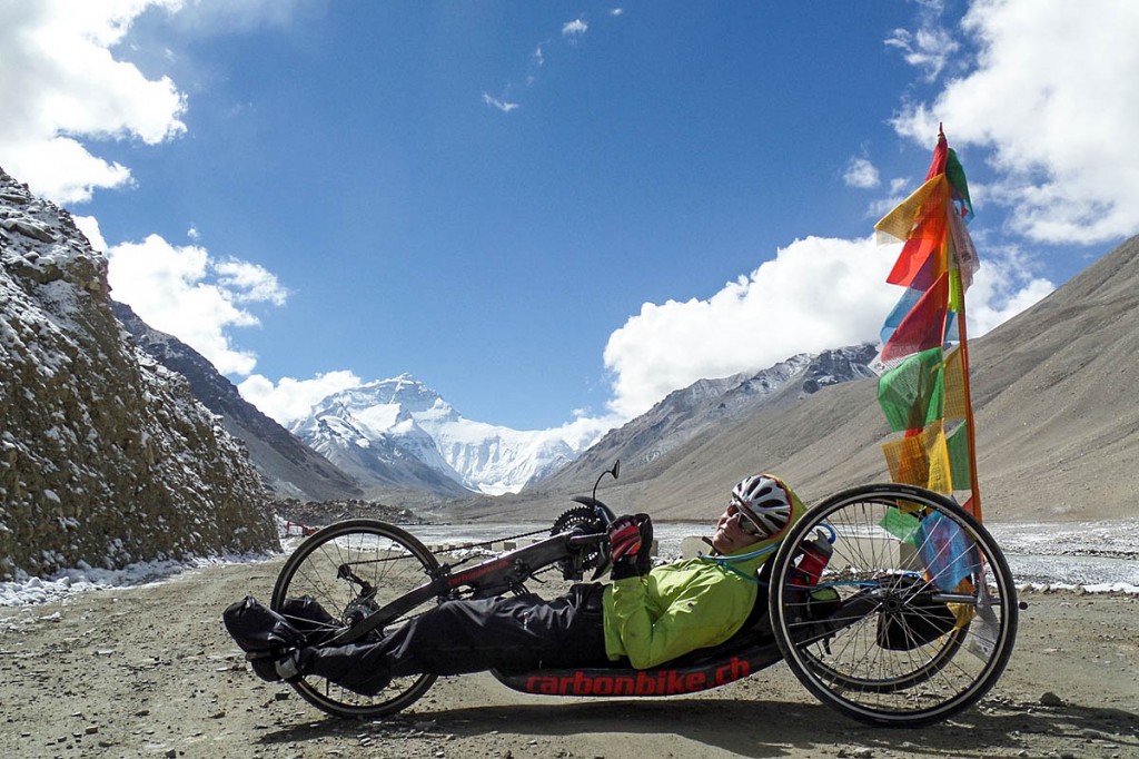 Karen Darke in the Himalaya Karen Darke in the Himalaya