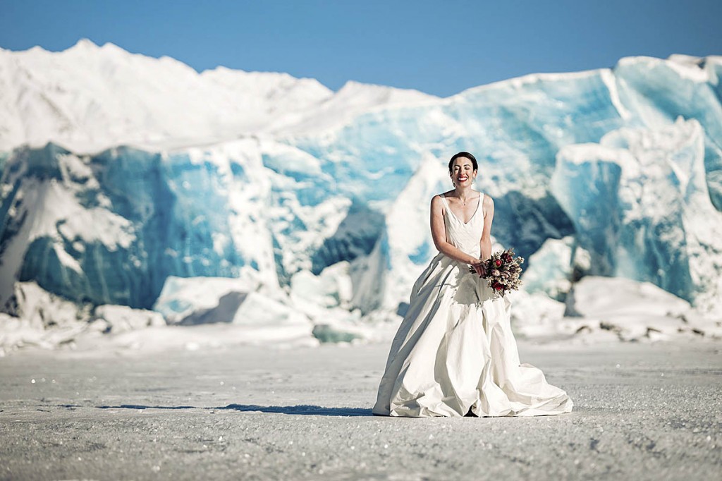 Paula enjoyed a sub-zero wedding. Photo: Mizzi Taner Paula enjoyed a sub-zero wedding. Photo: Mizzi Taner