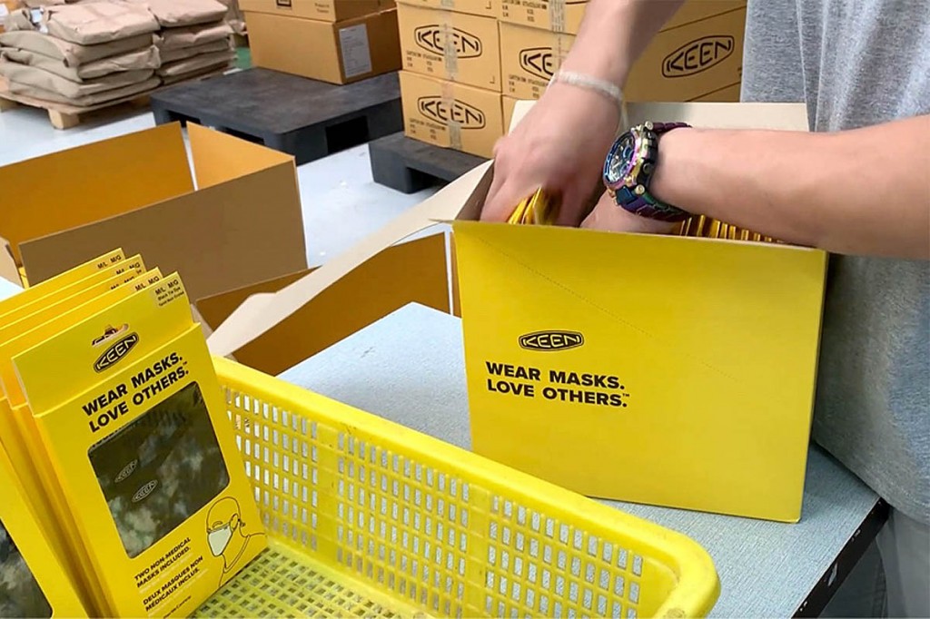 Keen has switched production of one of its factories to make the masks