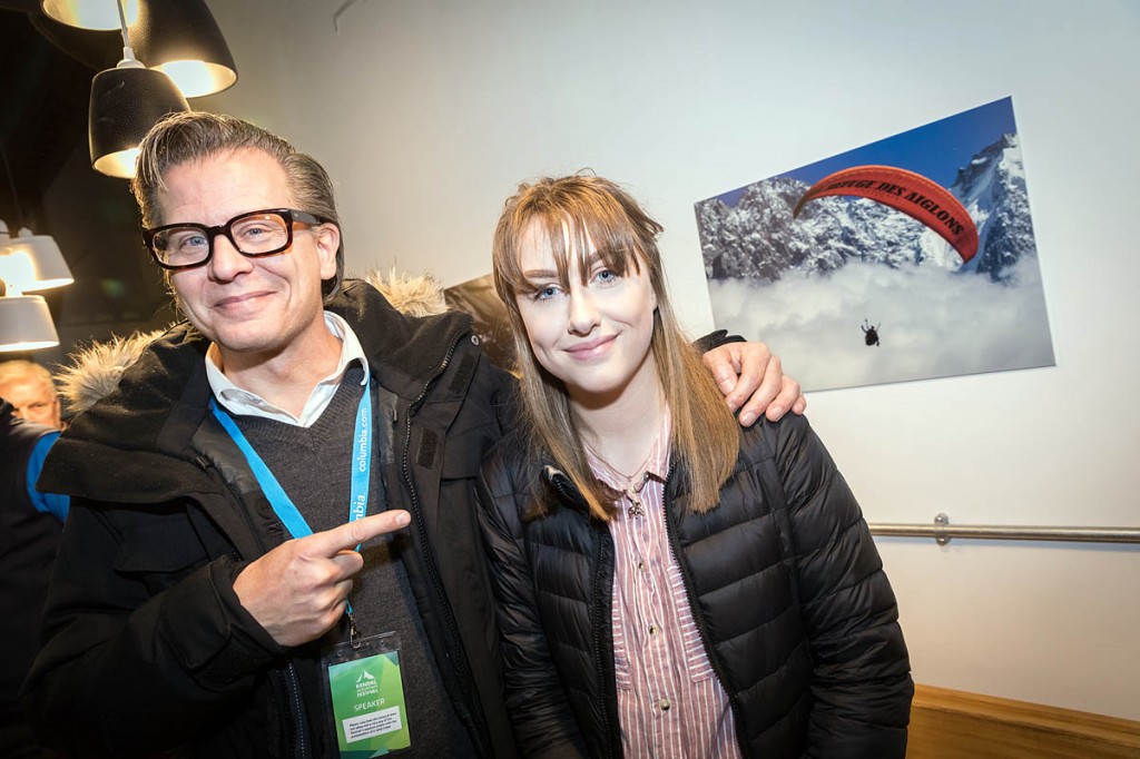 Charlotte Howie with judge Jim Herrington. Photo: Bob Smith/grough