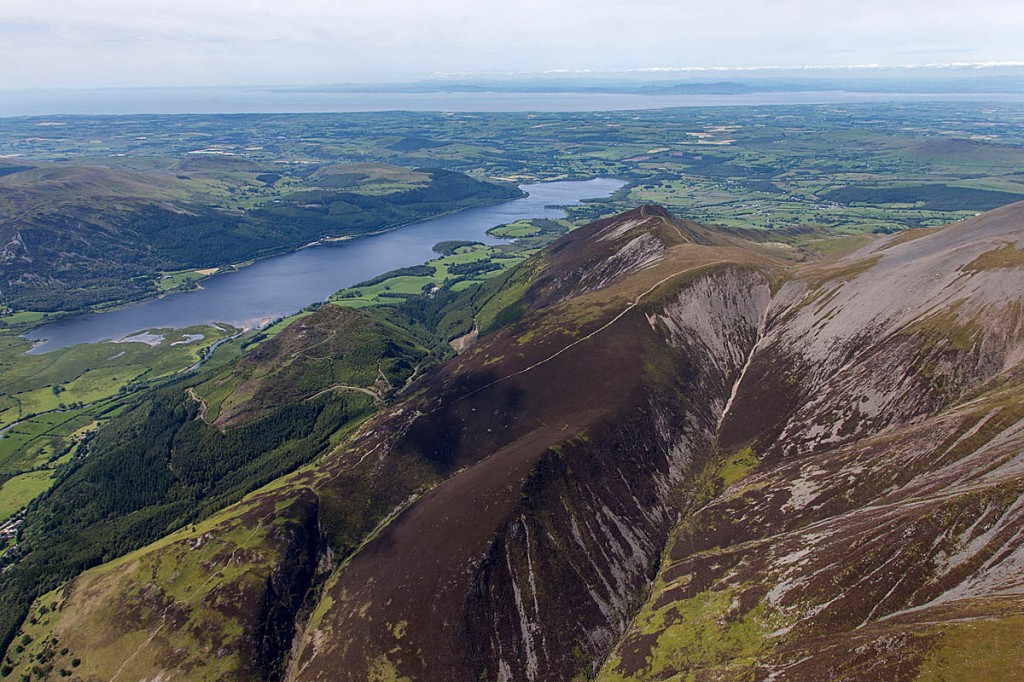 The man collapsed while descending Carl Side. Photo: Keswick MRT The man collapsed while descending Carl Side. Photo: Keswick MRT