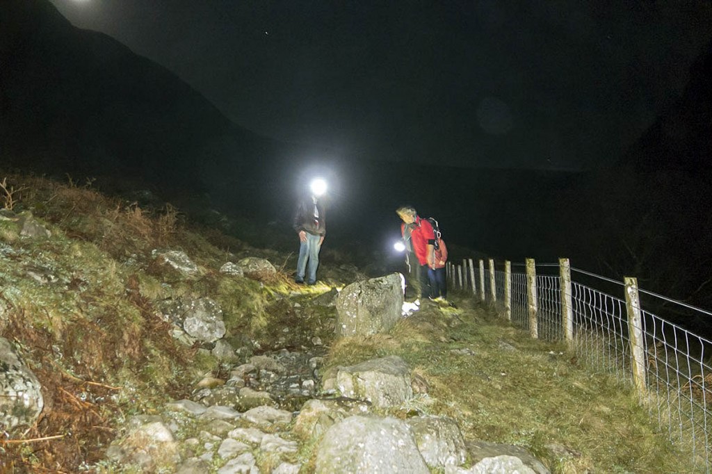 Rescuers found the walkers on the path near Greenup Edge. Photo: Keswick MRT Rescuers found the walkers on the path near Greenup Edge. Photo: Keswick MRT