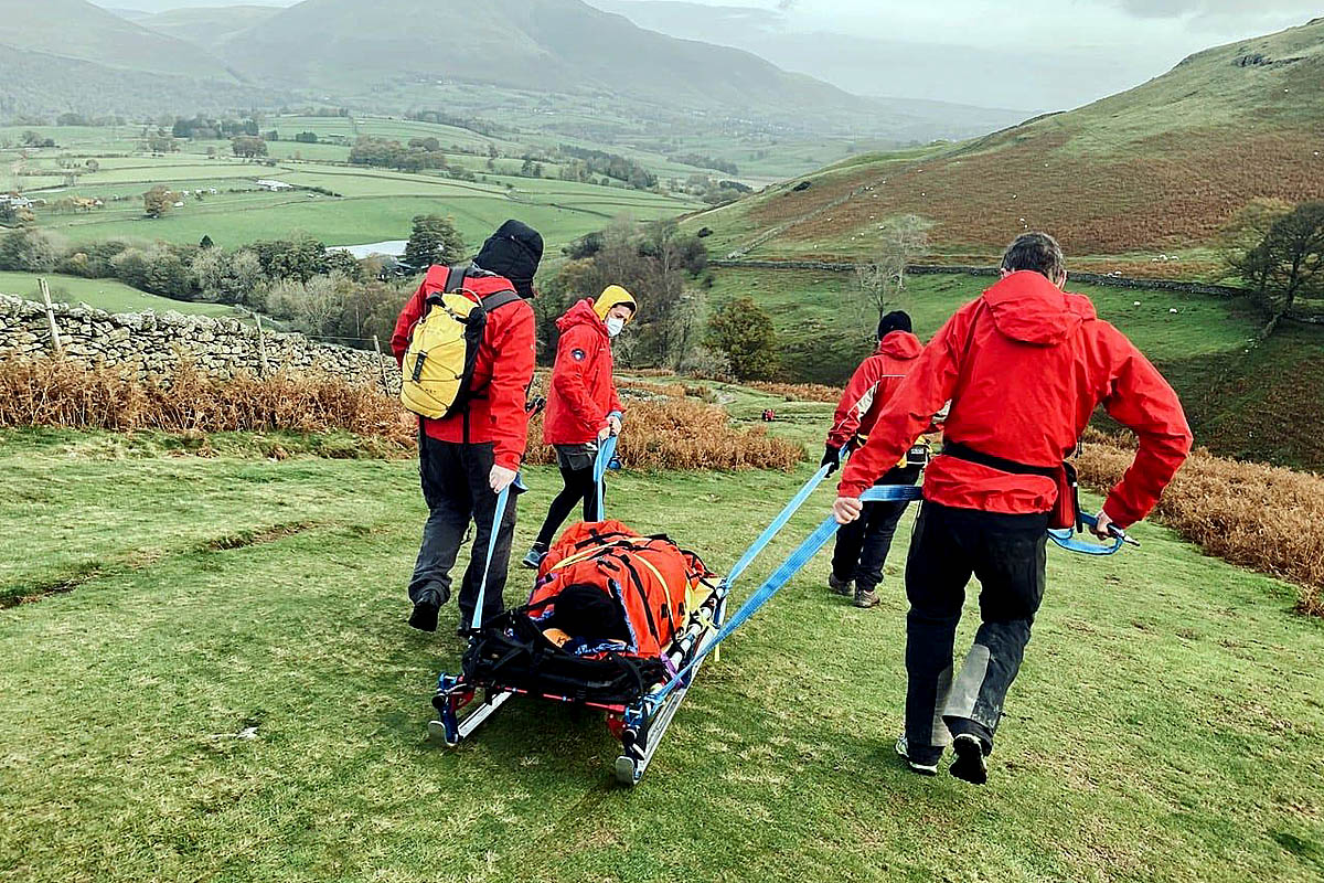grough — Lakeland walker stretchered from fell after sudden medical