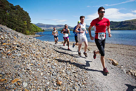 Participants in this year's Keswick Mountain Festival trail run Participants in this year's Keswick Mountain Festival trail run