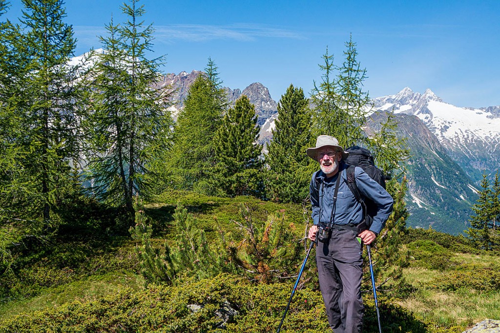 Kev Reynolds in the Alps Kev Reynolds in the Alps