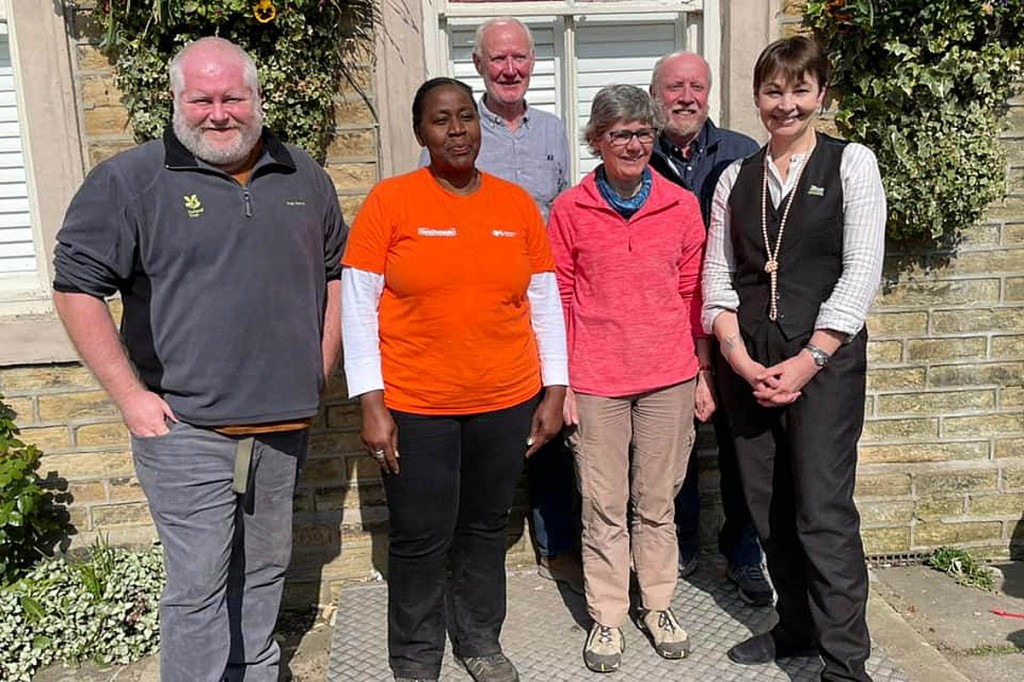 Speakers at the gathering: from left, Craig Best, Yvonne Witter, Dave Toft, Kate Ashbrook, Roly Smith and Caroline Lucas. Photo: Claire Ball-Smith Speakers at the gathering: from left, Craig Best, Yvonne Witter, Dave Toft, Kate Ashbrook, Roly Smith and Caroline Lucas. Photo: Claire Ball-Smith