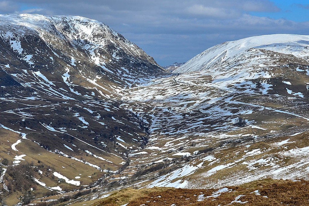 The road rises to almost 1,500ft at the Kirkstone Pass. Photo: Rum Bucolic Ape CC-BY-ND-2.0