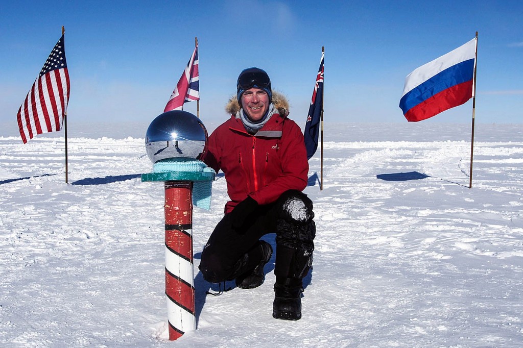 New Lake District felltop assessor Zac Poulton pictured at the South Pole New Lake District felltop assessor Zac Poulton pictured at the South Pole