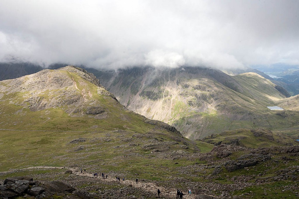 The walkers were located near Lingmell Col. Photo: Bob Smith/grough The walkers were located near Lingmell Col. Photo: Bob Smith/grough