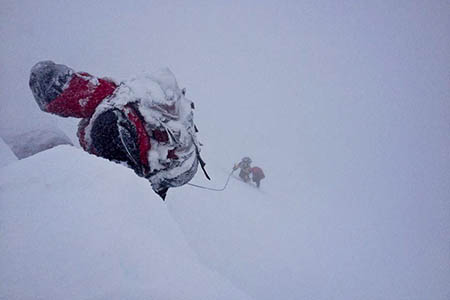 Llalnberis team members in action in the Cwm Glas rescue. Photo: Llanberis MRT Llalnberis team members in action in the Cwm Glas rescue. Photo: Llanberis MRT