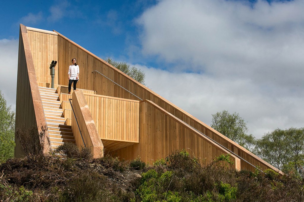 The new pyramid at Inveruglas. Photo: Michael McGurk