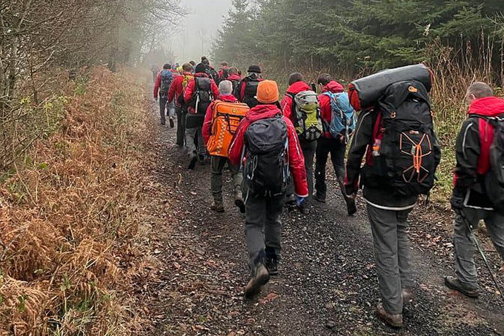 Members of the public joined mountain rescuers in the search for Mr Morgan. Photo: Longtown MRT
