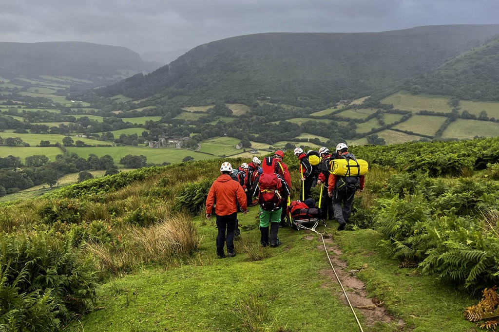 The team covers the Black Mountains and parts of Herefordshire. Photo: Longtown MRT The team covers the Black Mountains and parts of Herefordshire. Photo: Longtown MRT
