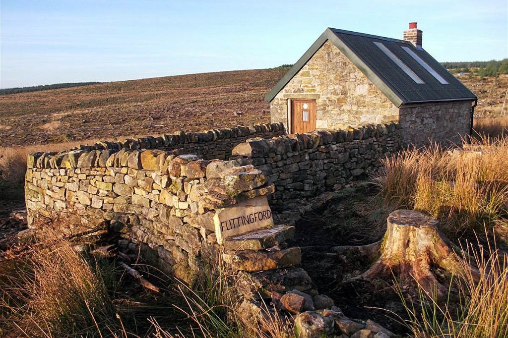 The new bothy at Flittingford in the Kielder Forest. Photo: MBA The new bothy at Flittingford in the Kielder Forest. Photo: MBA