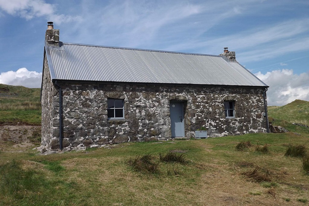 The renovated bothy. Photo: Peter Rowell The renovated bothy. Photo: Peter Rowell