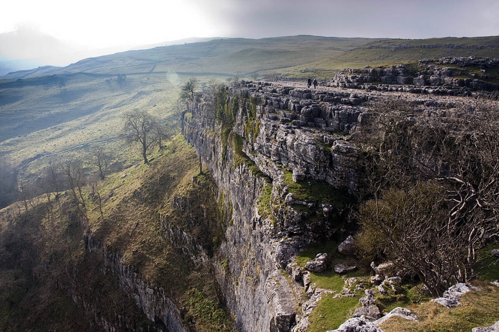 The walker broke her ankle near Malham Cove. Photo: Bob Smith/grough The walker broke her ankle near Malham Cove. Photo: Bob Smith/grough