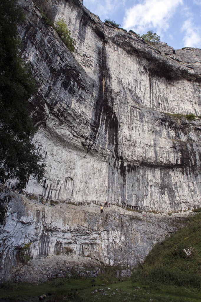 The man fell while climbing on Malham Cove
