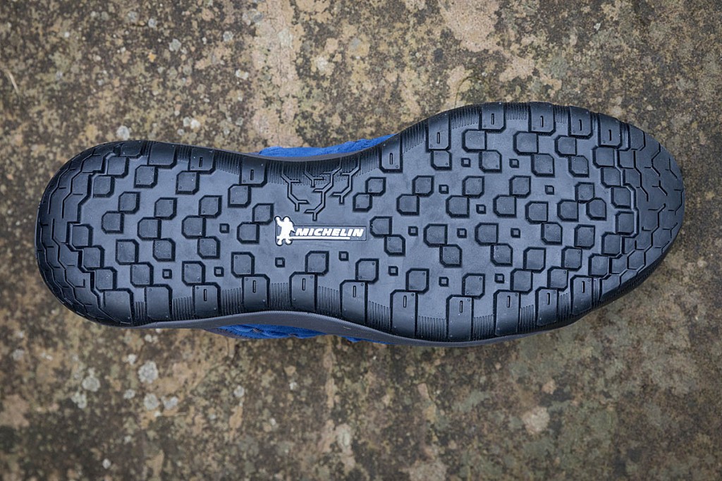 The Michelin outsole performed well. Photo: Bob Smith/grough The Michelin outsole performed well. Photo: Bob Smith/grough