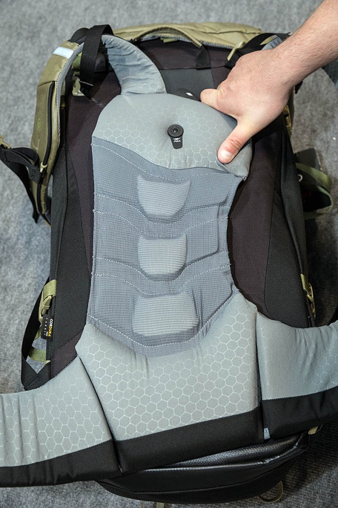 The Active Spine back system on the Trion. Photo: Bob Smith/grough The Active Spine back system on the Trion. Photo: Bob Smith/grough