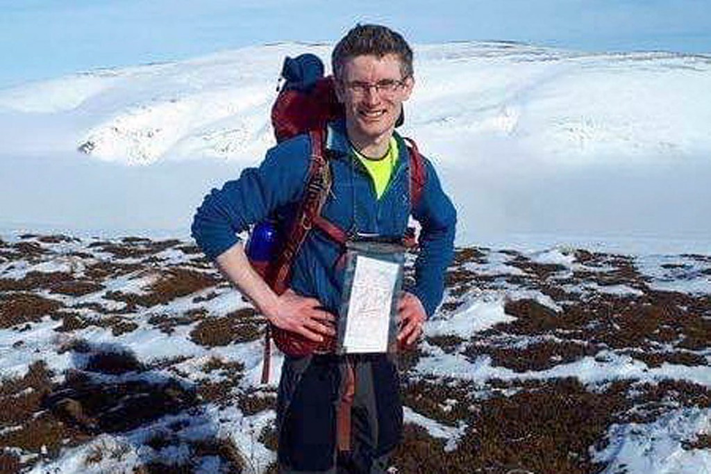 Owain Bristow has been missing since falling into the sea while climbing Owain Bristow has been missing since falling into the sea while climbing