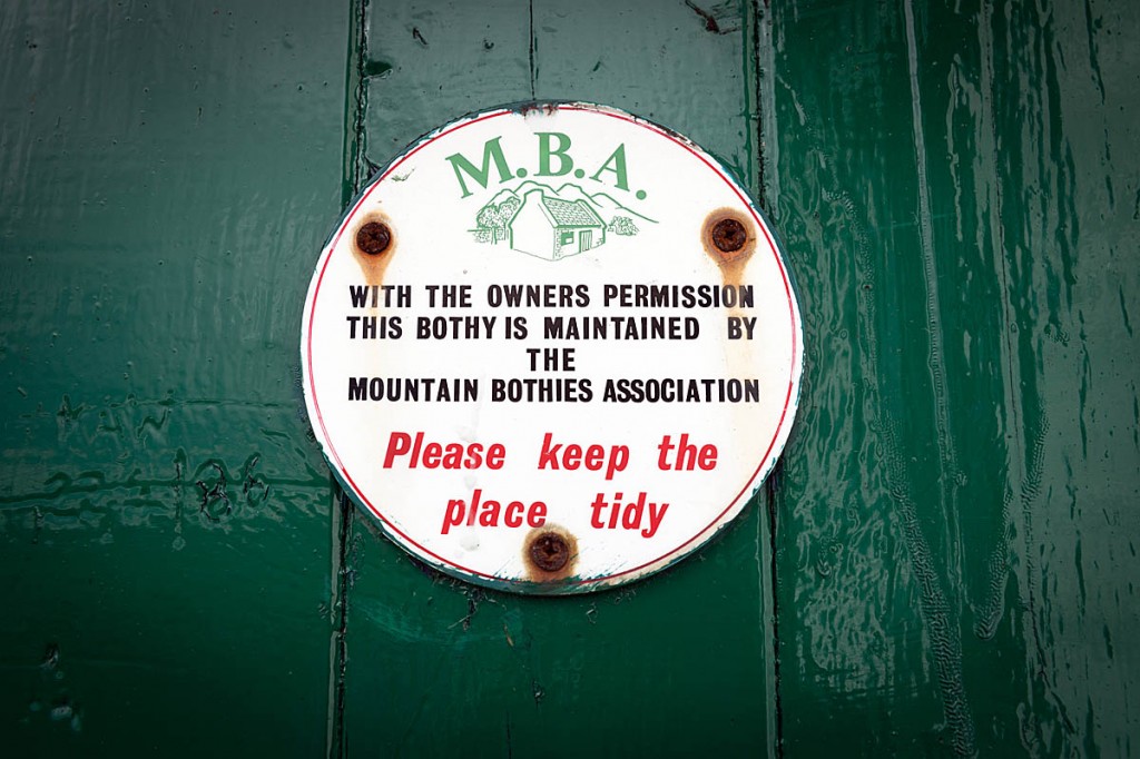 The MBA has reopened its bothies in Scotland and Wales. Photo: Bob Smith/grough