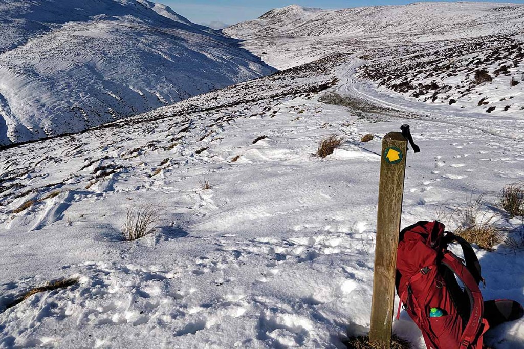 Travelling the hills between Glen Almond and Strathbraan. Photo: Helen Gestwicki