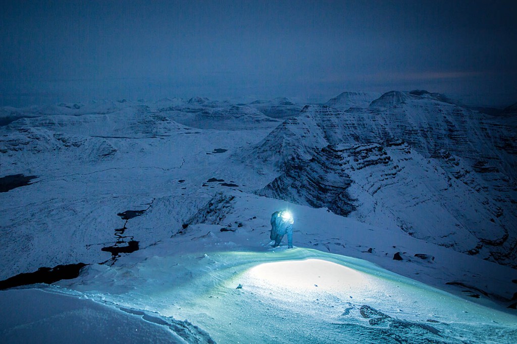 Night-time on Beinn Alligin. Photo: Zak Mooney Night-time on Beinn Alligin. Photo: Zak Mooney