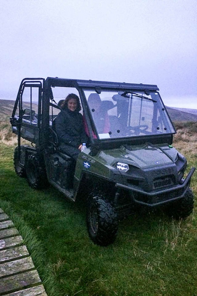 The estate's all-terrain vehicle was used in the rescue on the Cheviots. Photo: NNPMRT