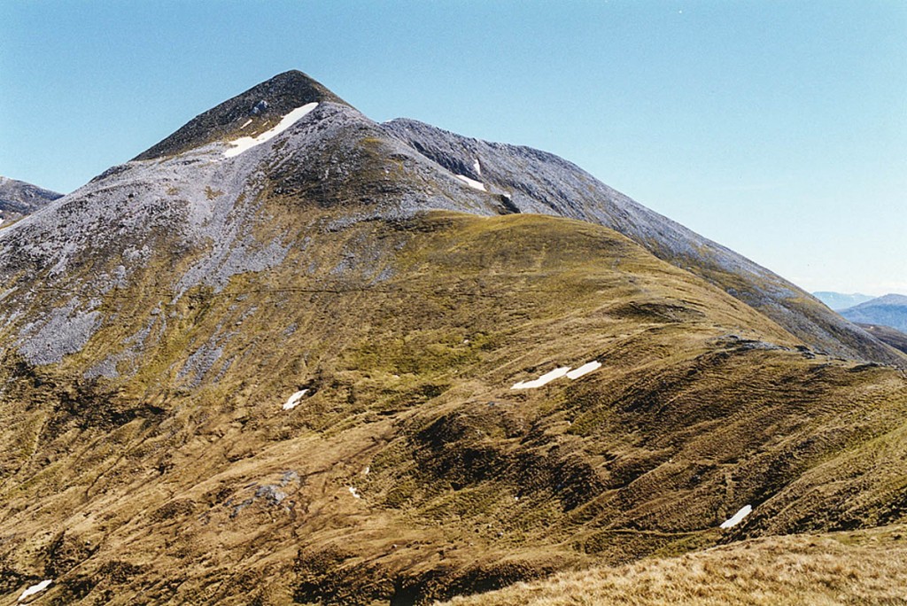 The incident happened on Na Gruagaichan. Photo: Nigel Brown CC-BY-SA-1.0