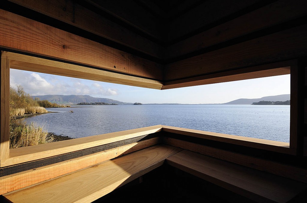 The view from the hide before it was destroyed. Photo: Lorne Gill/NatureScot