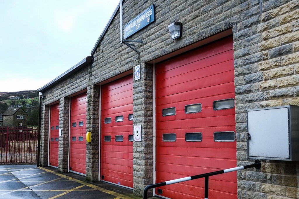 The former Marsden Fire Station is now the Holme Valley MRT headquarters