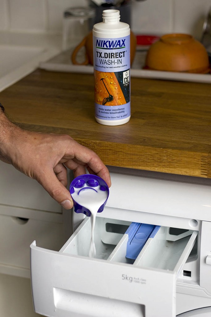 Nikwax TX Direct can be used in washing machines without additional heat treatment
