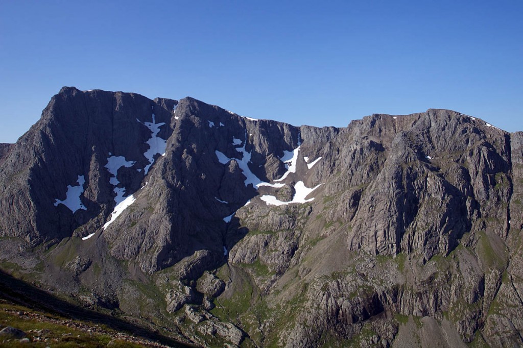 The North Face of Ben Nevis. Photo: D MacLeod