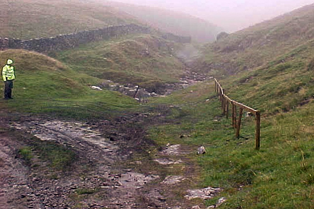 The site where the woman's body was found. Photo: North Yorkshire Police