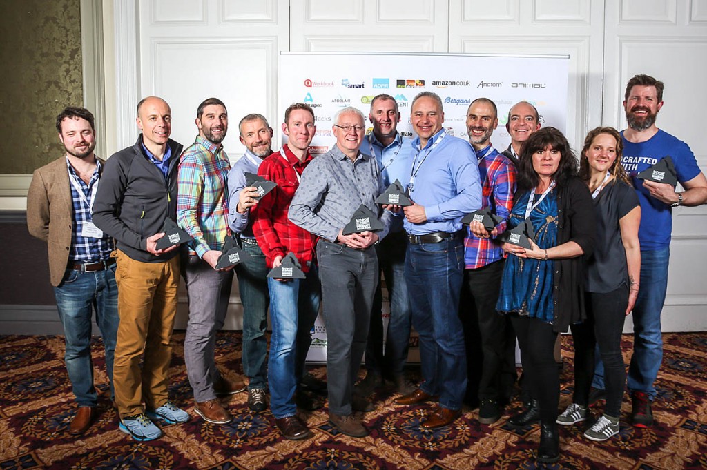 Category winners show off their awards at the OIA event Category winners show off their awards at the OIA event