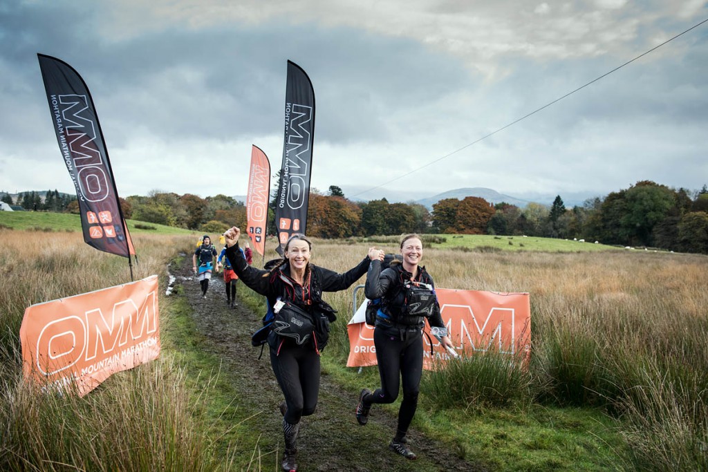 Two happy competitors near the finish on the final day. Photo: OMM Two happy competitors near the finish on the final day. Photo: OMM