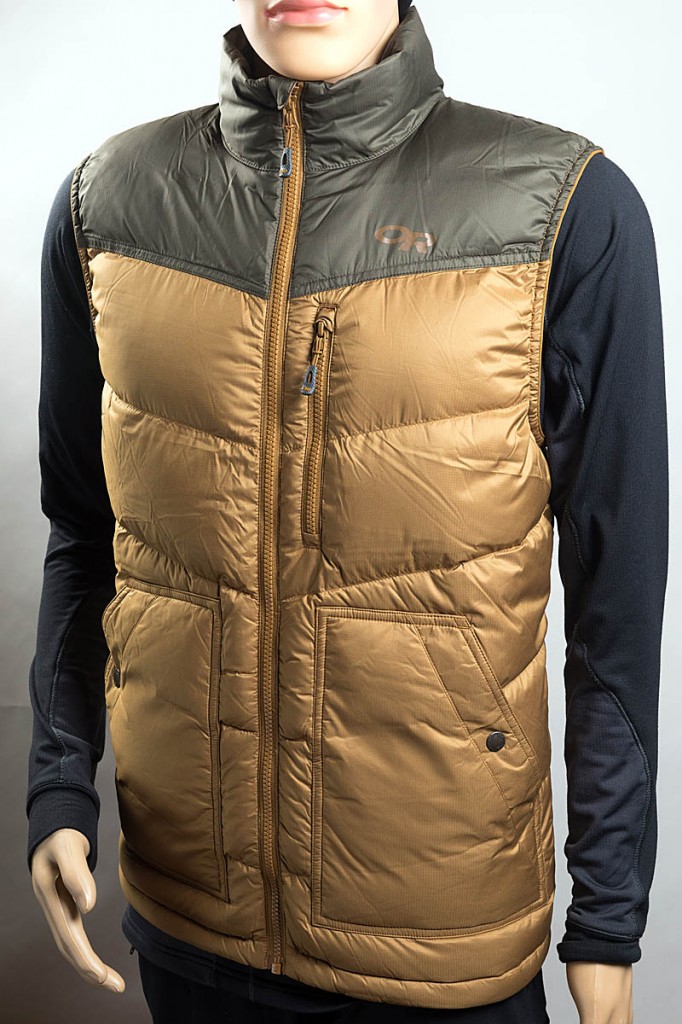 Outdoor Research Transcendent Down Vest. Photo: Bob Smith/grough Outdoor Research Transcendent Down Vest. Photo: Bob Smith/grough