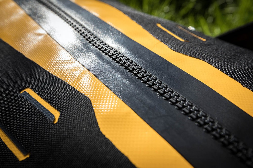 The Tizip on the Ortlieb bag. Photo: Bob Smith/grough