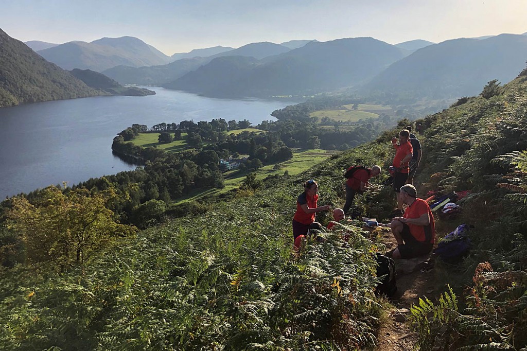 The rescue scene on Gowbarrow Fell. Photo: Patterdale MRT The rescue scene on Gowbarrow Fell. Photo: Patterdale MRT