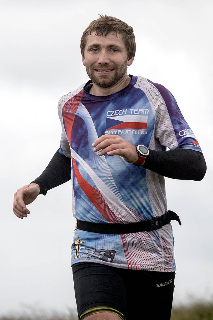 Pavel Paloncý on the Pennine Way in West Yorkshire during his attempt. Photo: Bob Smith/grough