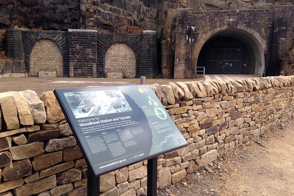 The new interpretation board at the Woodhead site. Photo: Peak District NPA The new interpretation board at the Woodhead site. Photo: Peak District NPA