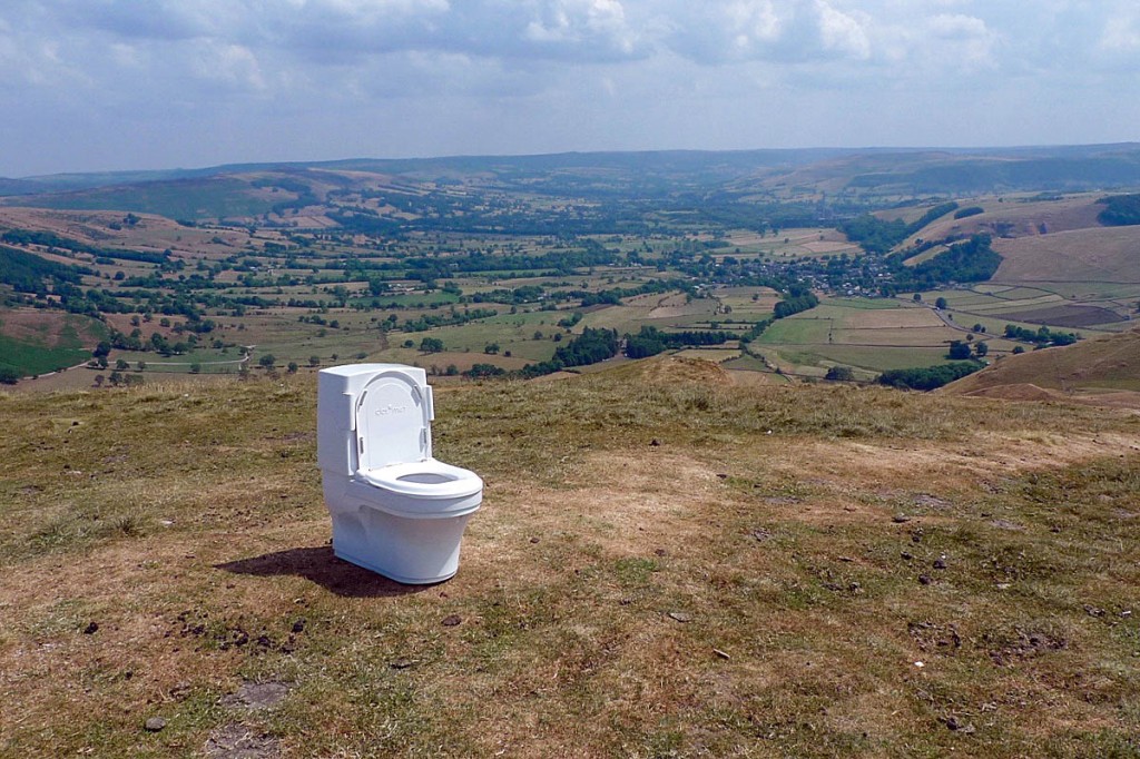 The loo with a view on top of Mam Tor The loo with a view on top of Mam Tor
