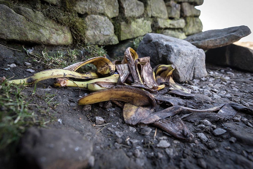 Rubbish left at the summit of one of the Yorkshire Three Peaks. Photo: Bob Smith/grough Rubbish left at the summit of one of the Yorkshire Three Peaks. Photo: Bob Smith/grough