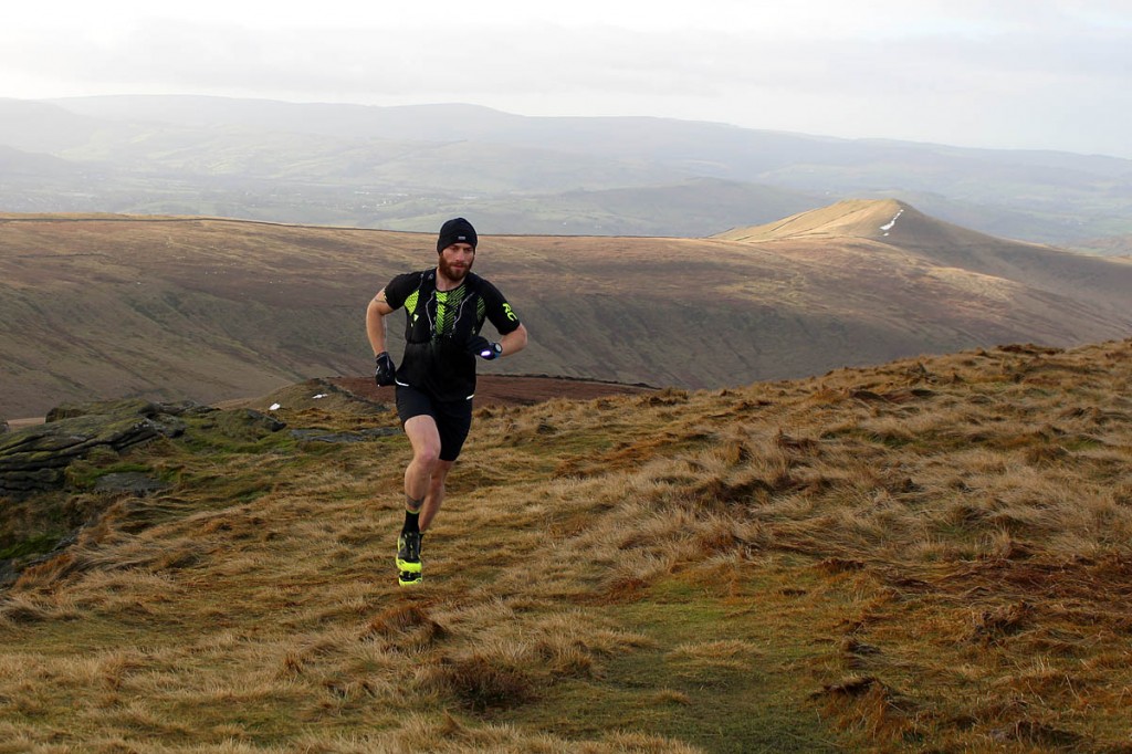 Dave Stevens in training for his record attempt Dave Stevens in training for his record attempt