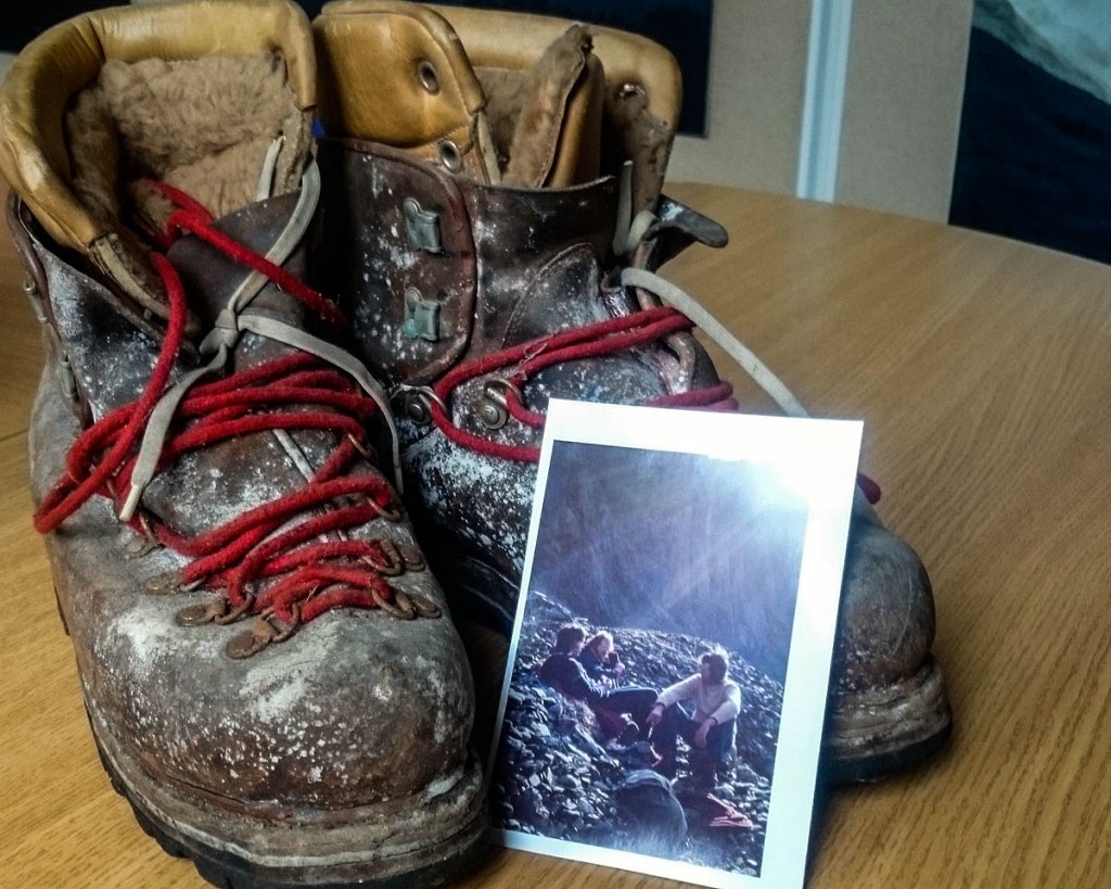 Pete Boardman's boots Pete Boardman's boots