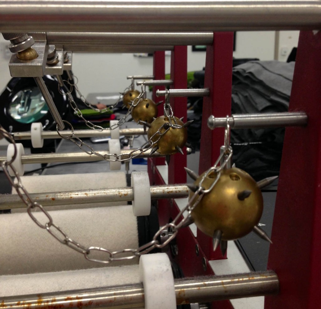 Machinery in a Polartec factory Machinery in a Polartec factory