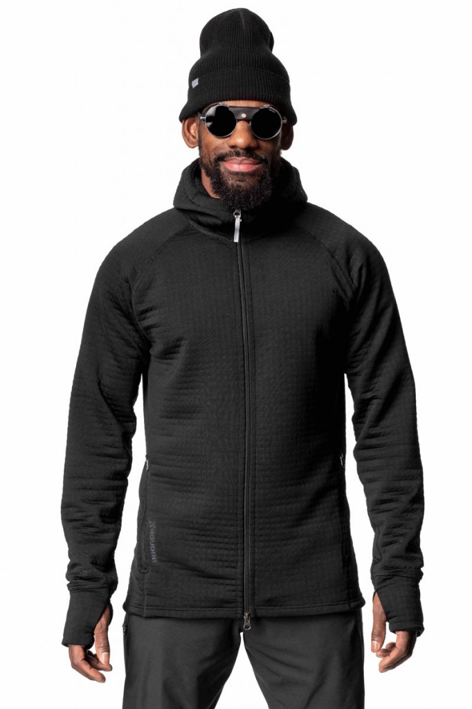 Houdini's men's Power Air Jacket also uses the new Polartec fabric Houdini's men's Power Air Jacket also uses the new Polartec fabric