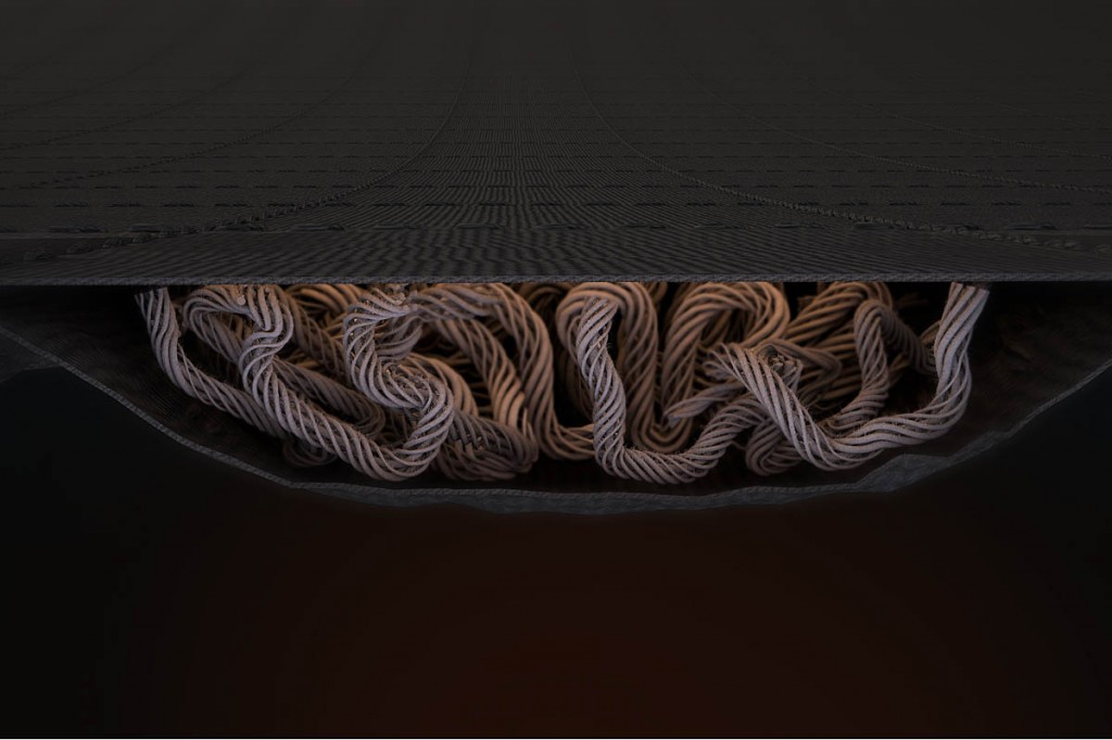 Power Air encapsulates fibres within its pockets Power Air encapsulates fibres within its pockets